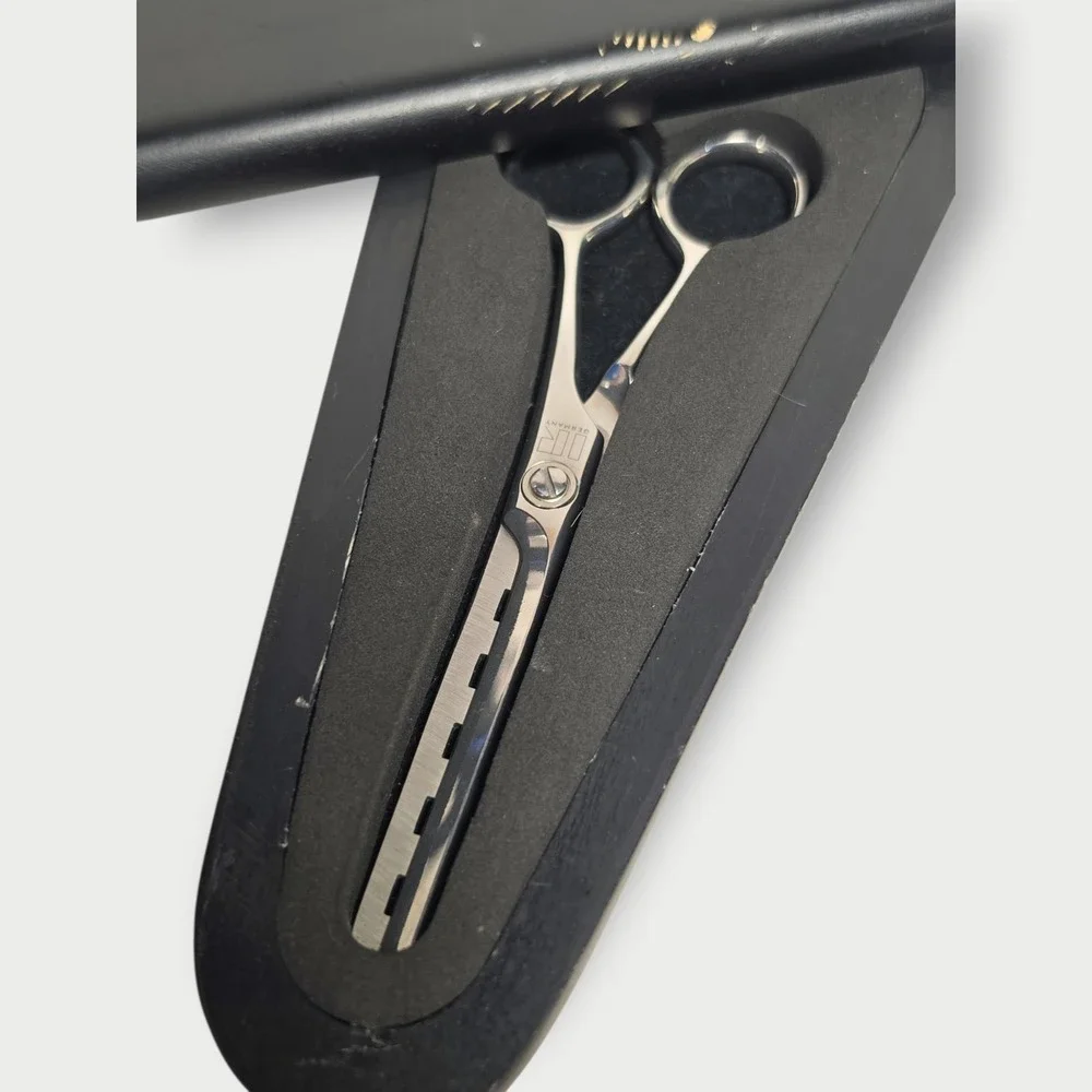 IR Germany 5 Tooth Texturizing Thinning Shears Scissors Case‎ chunking texture